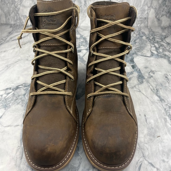 Timberland PRO Hightower 6" Alloy Toe Work Boot, Women's Size 9.5 , Brown - Picture 4 of 9